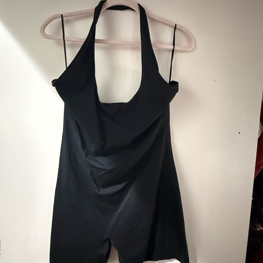 Garage Black Nylon-Spandex Top